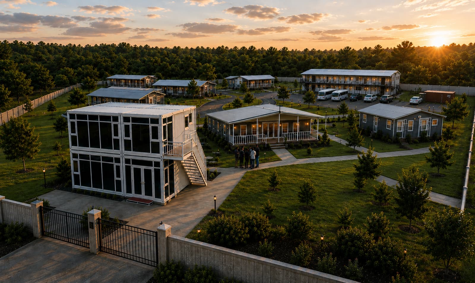 Rendering of a FAITH Foundation recovery and reentry Cornerstone Community campus